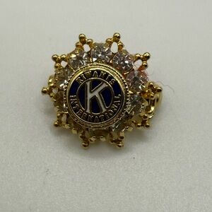 Gold and Blue Kiwanis International Women's Ring